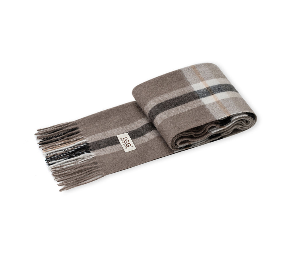 AUSTRALIAN SHEPHERD® 100% Wool Check Solara Scarf UGG AUSTRALIAN SHEPHERD