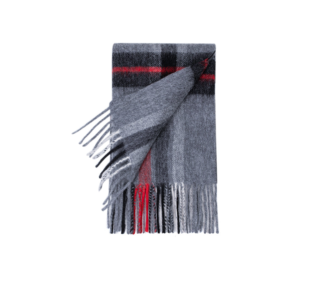 AUSTRALIAN SHEPHERD® 100% Wool Check Solara Scarf UGG AUSTRALIAN SHEPHERD