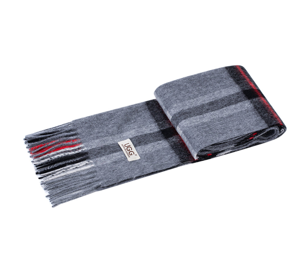 AUSTRALIAN SHEPHERD® 100% Wool Check Solara Scarf UGG AUSTRALIAN SHEPHERD
