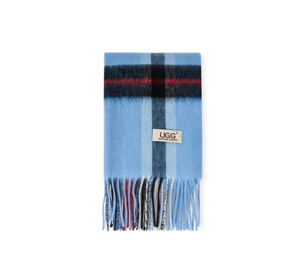 AUSTRALIAN SHEPHERD® 100% Wool Check Solara Scarf UGG AUSTRALIAN SHEPHERD