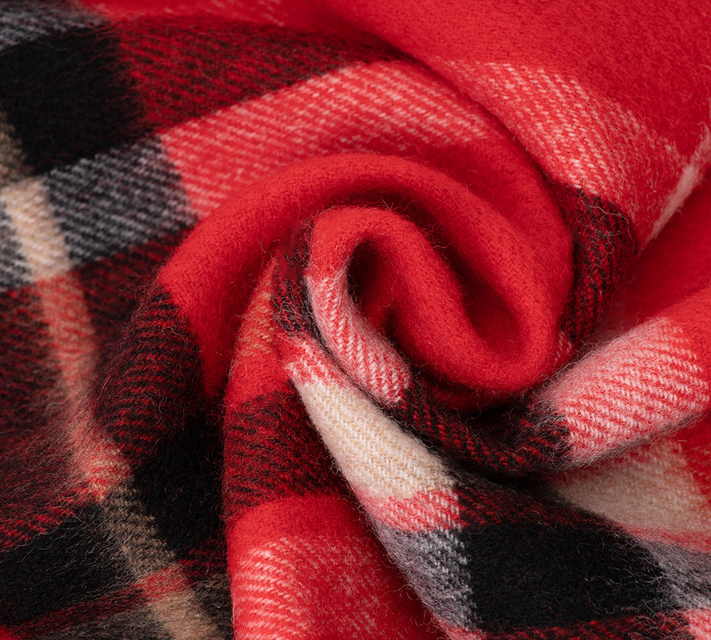 AUSTRALIAN SHEPHERD® 100% Wool Check Solara Scarf UGG AUSTRALIAN SHEPHERD