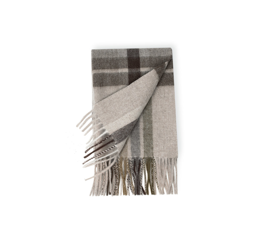 AUSTRALIAN SHEPHERD® 100% Wool Check Solara Scarf UGG AUSTRALIAN SHEPHERD