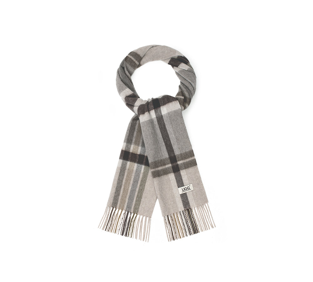 AUSTRALIAN SHEPHERD® 100% Wool Check Solara Scarf UGG AUSTRALIAN SHEPHERD