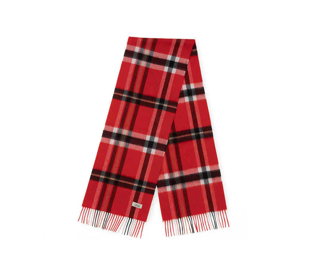 AUSTRALIAN SHEPHERD® 100% Wool Check Solara Scarf UGG AUSTRALIAN SHEPHERD