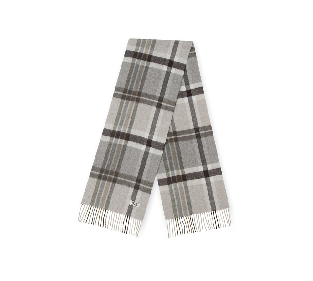 AUSTRALIAN SHEPHERD® 100% Wool Check Solara Scarf UGG AUSTRALIAN SHEPHERD