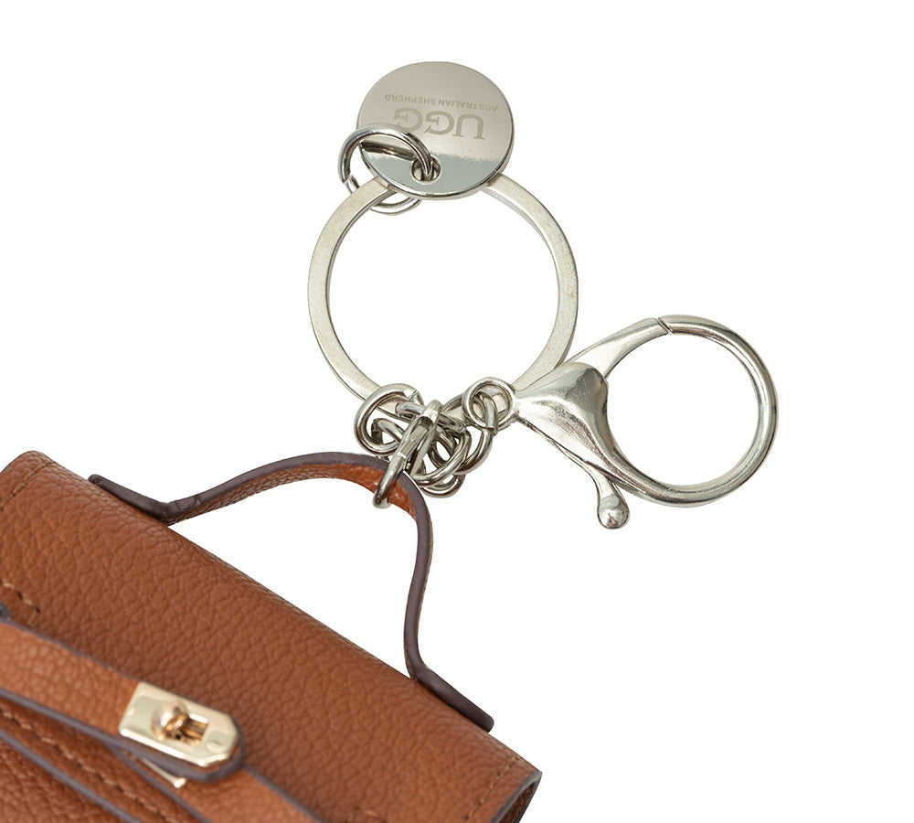 AUSTRALIAN SHEPHERD® Leather-Look Mini Purse Keyring Earpods Case UGG AUSTRALIAN SHEPHERD