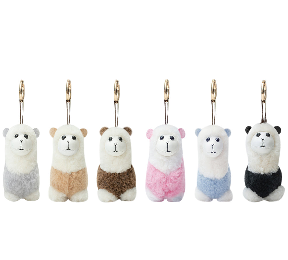 AUSTRALIAN SHEPHERDยฎ UGG Keychain Fluffy Alpaca MooMoo UGG AUSTRALIAN SHEPHERD