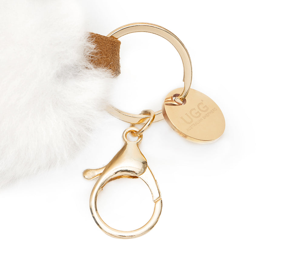 AUSTRALIAN SHEPHERD® UGG Keychain Sheepskin Fluffy Boris UGG AUSTRALIAN SHEPHERD