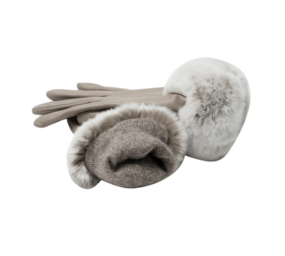 AUSTRALIAN SHEPHERD® Ladies Gloves Fluffy Sheepskin Wool Lennon Gloves UGG AUSTRALIAN SHEPHERD