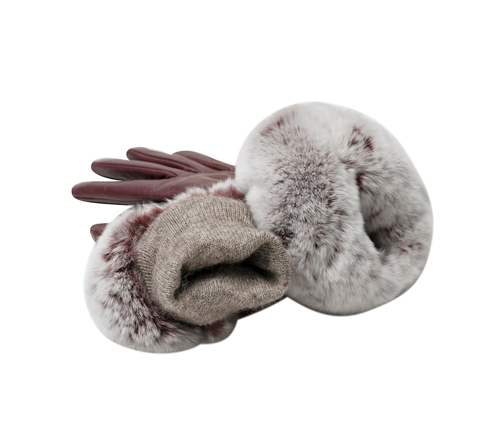 AUSTRALIAN SHEPHERD® Ladies Gloves Fluffy Sheepskin Wool Lennon Gloves UGG AUSTRALIAN SHEPHERD