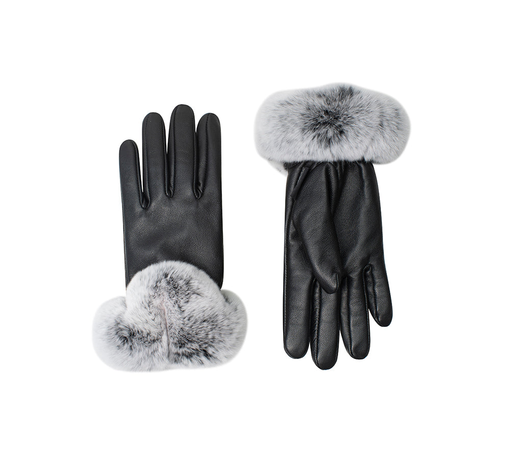 AUSTRALIAN SHEPHERD® Ladies Gloves Fluffy Sheepskin Wool Lennon Gloves UGG AUSTRALIAN SHEPHERD