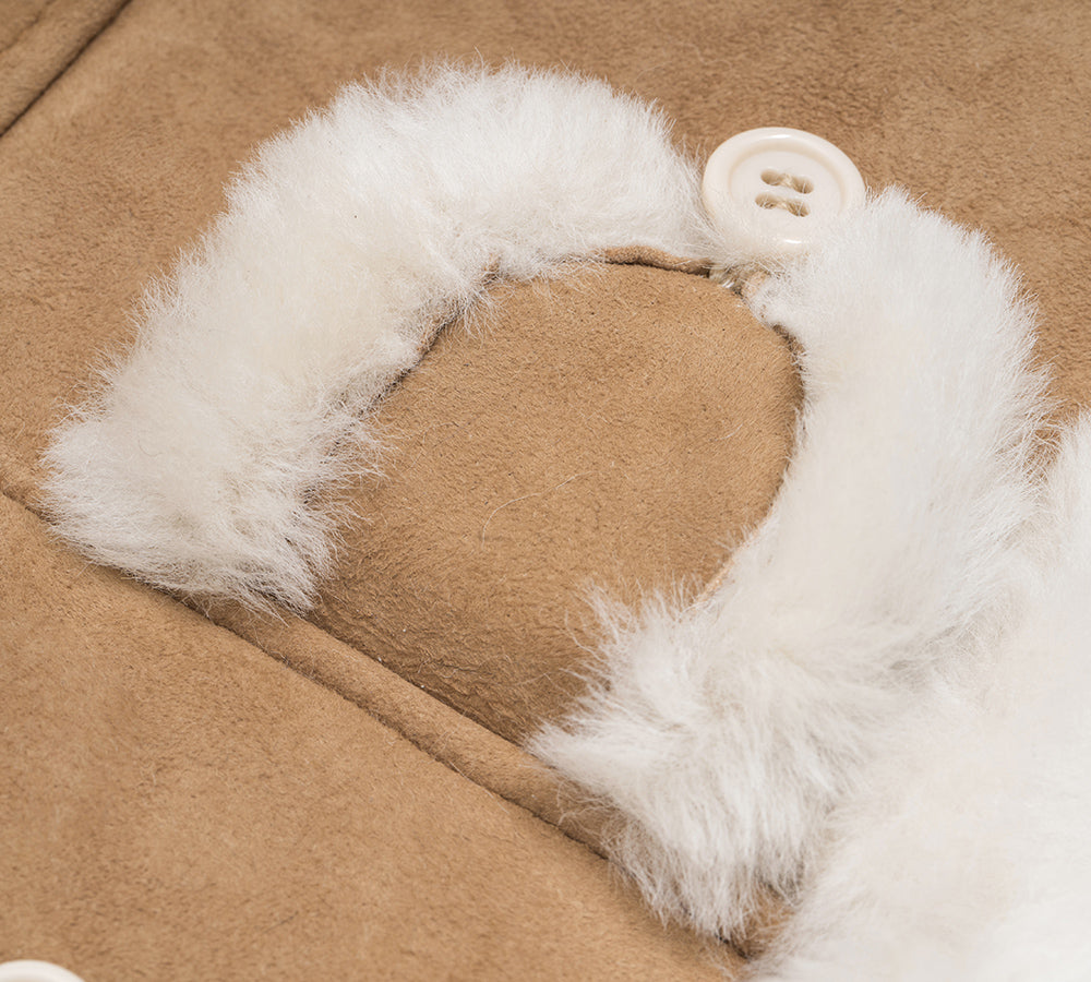 Fluffy Sheepskin Wool Adjustable Bucket Theo Hat