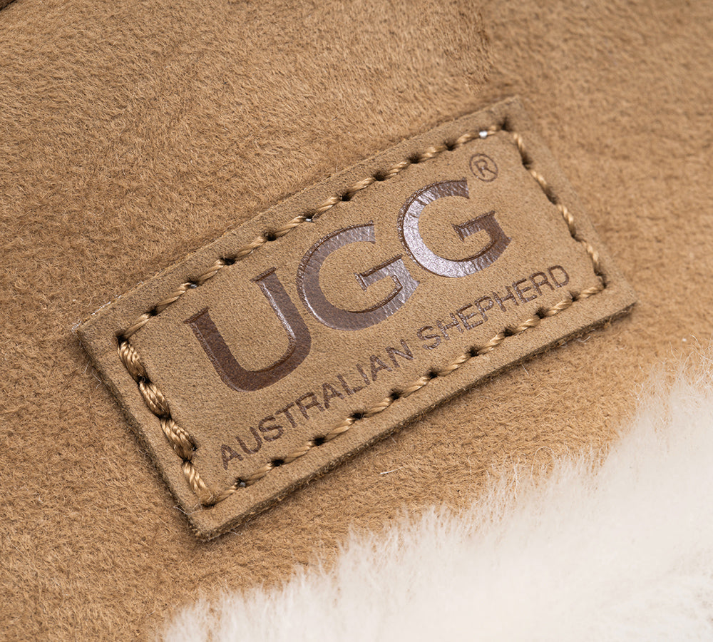 Fluffy Sheepskin Wool Adjustable Bucket Theo Hat