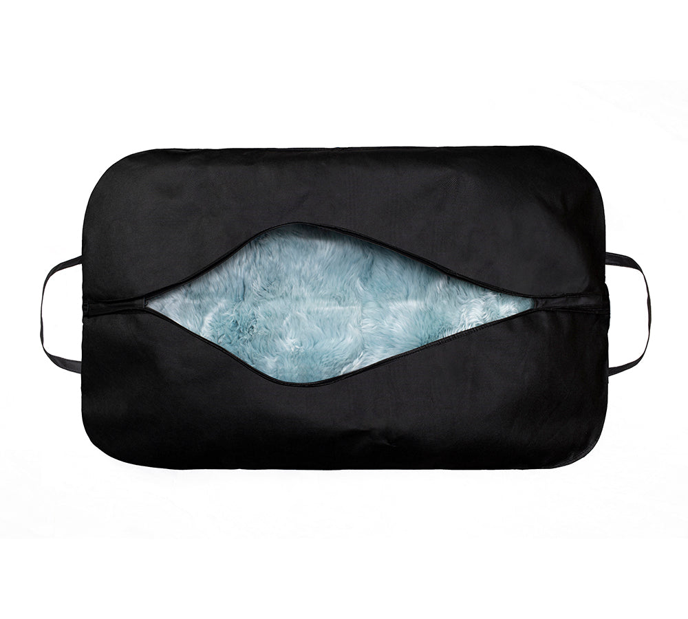 EVERAU® Premium Australian Sheepskin Wool Single Color Long Rugs 105cm EVERAU