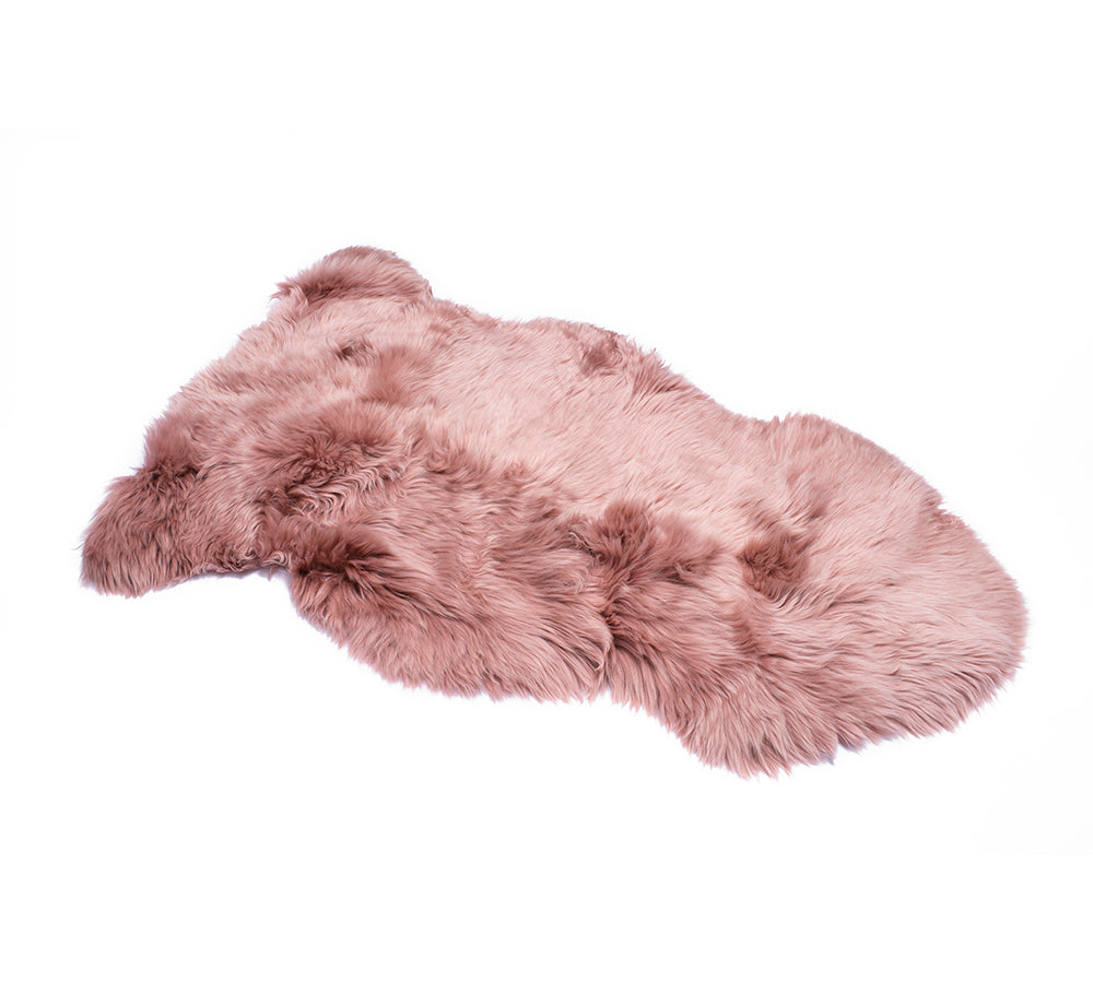 EVERAU® Premium Australian Sheepskin Wool Single Color Long Rugs 105cm EVERAU