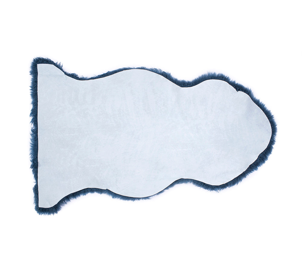 EVERAU® Premium Australian Sheepskin Wool Single Color Long Rugs 105cm EVERAU