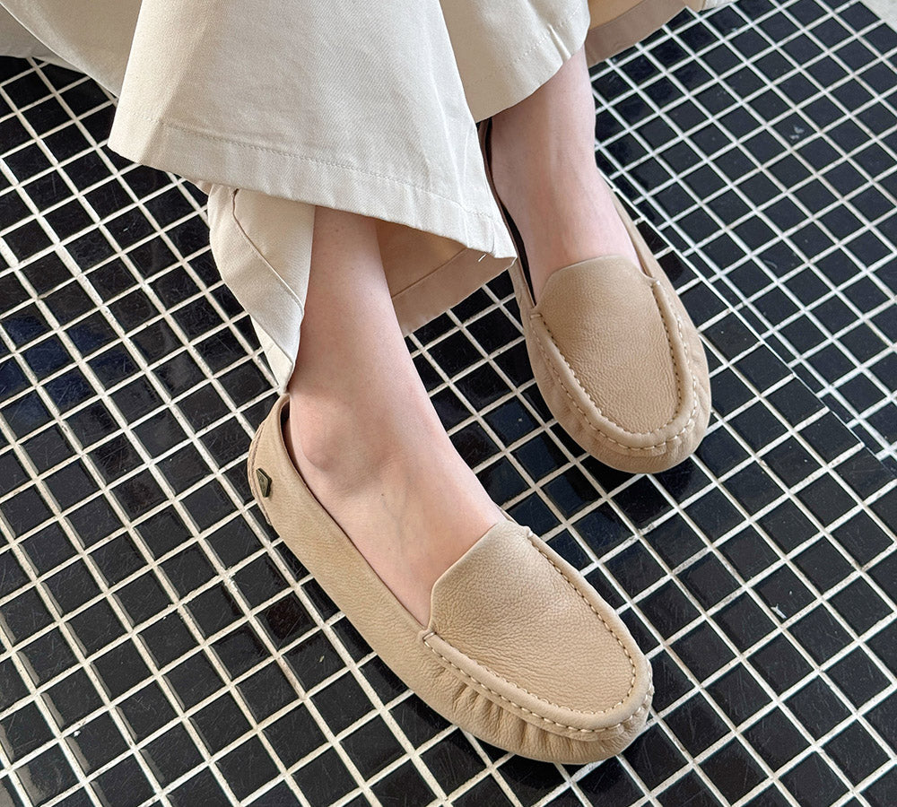 EVERAUยฎ Women Suede Leather Casual Summer Moccasins Morris EVERAU