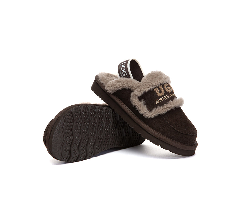AUSTRALIAN SHEPHERD® UGG Slippers Kids Sheepskin Wool Slingback Rilee UGG AUSTRALIAN SHEPHERD