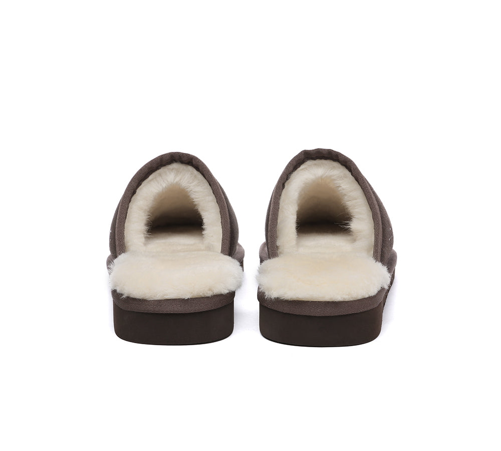 AUSTRALIAN SHEPHERD® UGG Slippers Men Sheepskin Wool Scuff Cruz - UGG EXPRESS