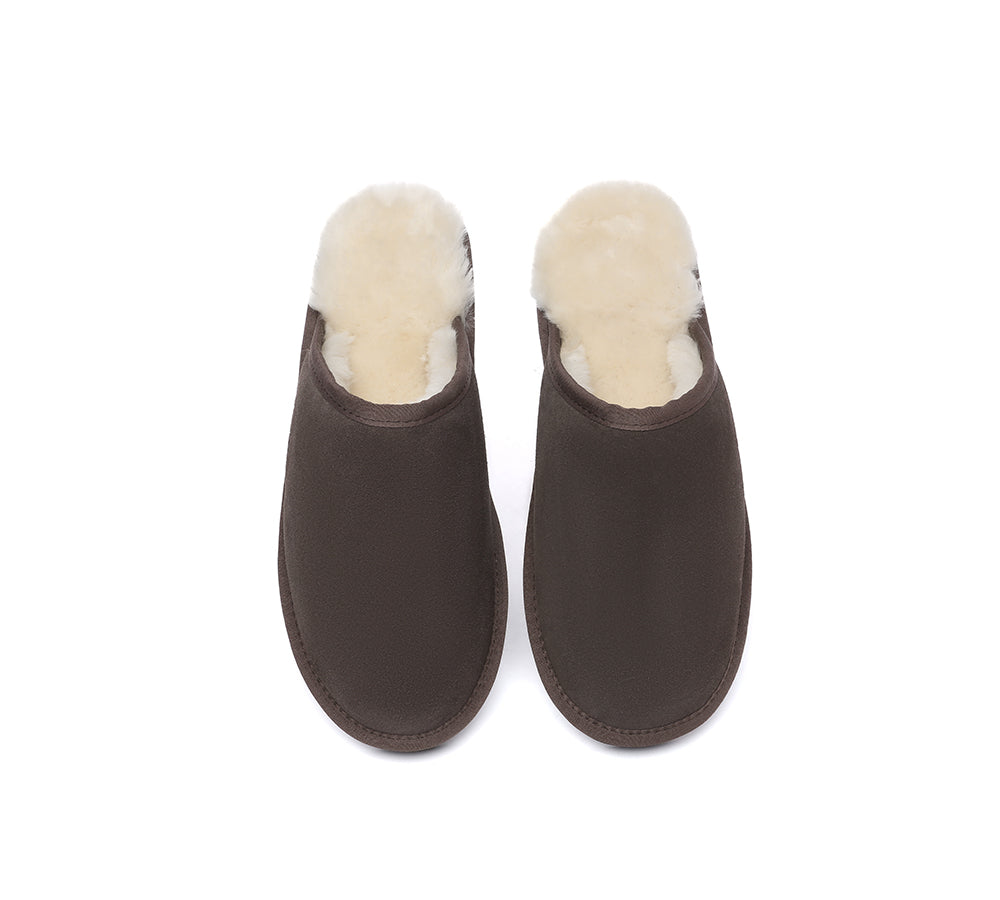 AUSTRALIAN SHEPHERD® UGG Slippers Men Sheepskin Wool Scuff Cruz - UGG EXPRESS