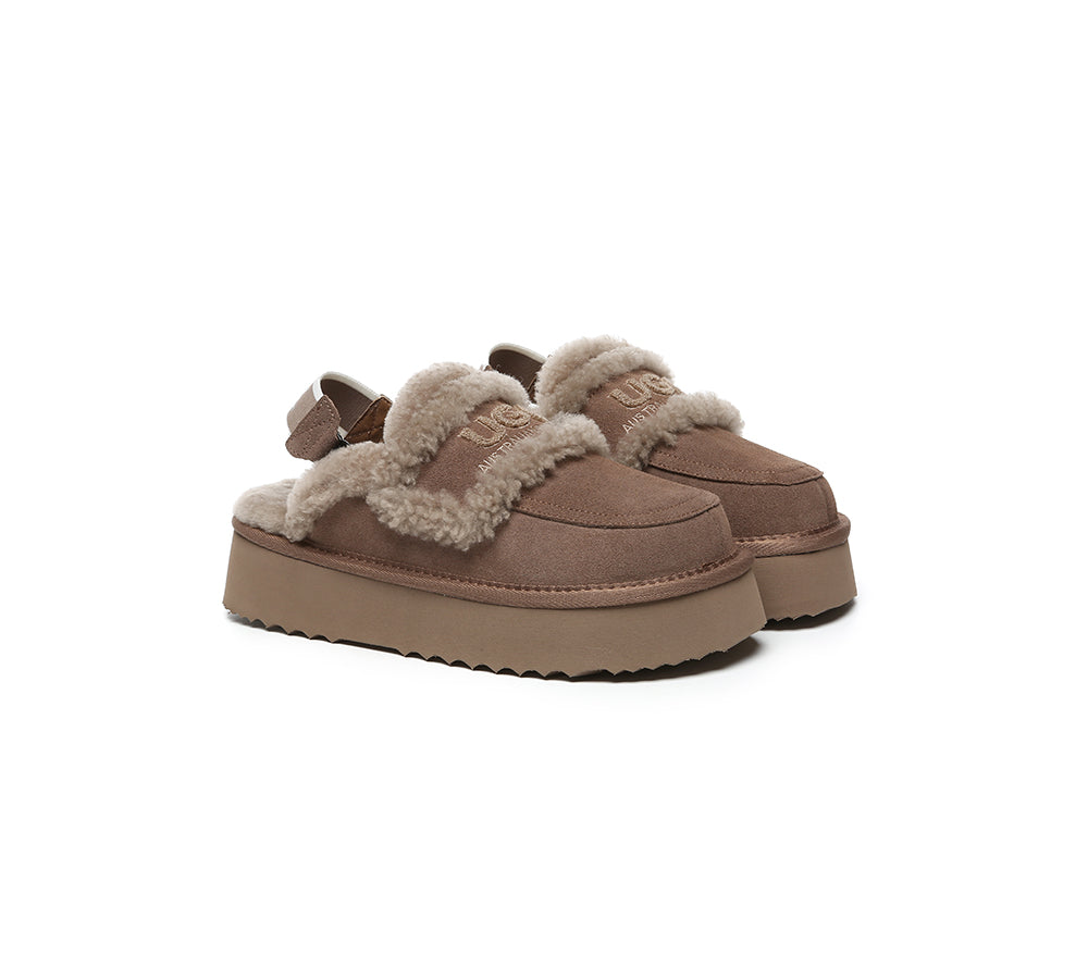 UGG Slippers Women Removable Strap Slingback Platform Rilee