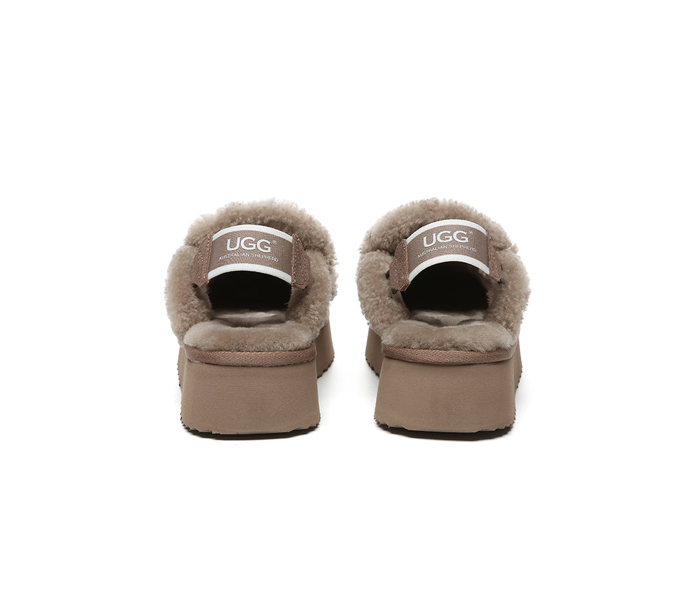 UGG Slippers Women Removable Strap Slingback Platform Rilee