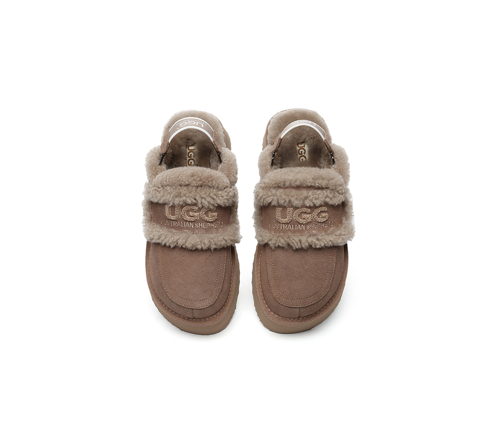 UGG Slippers Women Removable Strap Slingback Platform Rilee