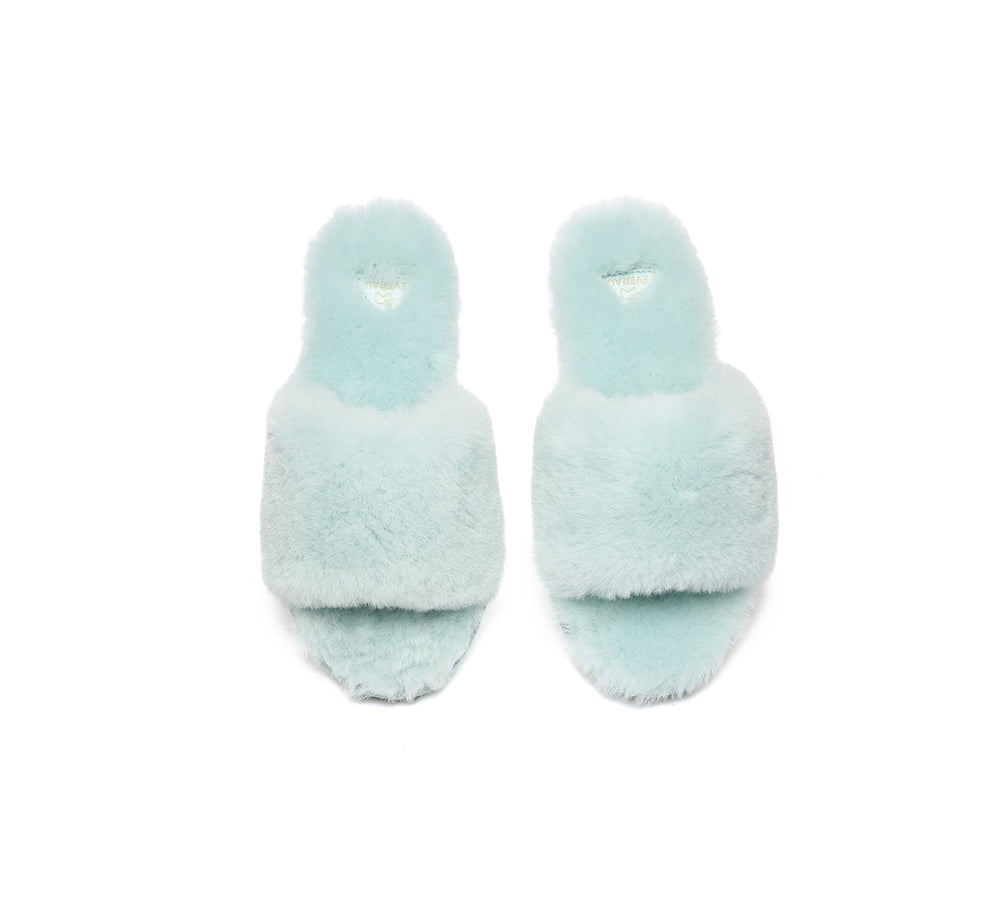 EVERAUĀ® UGG Women Fluffy Slides Nala