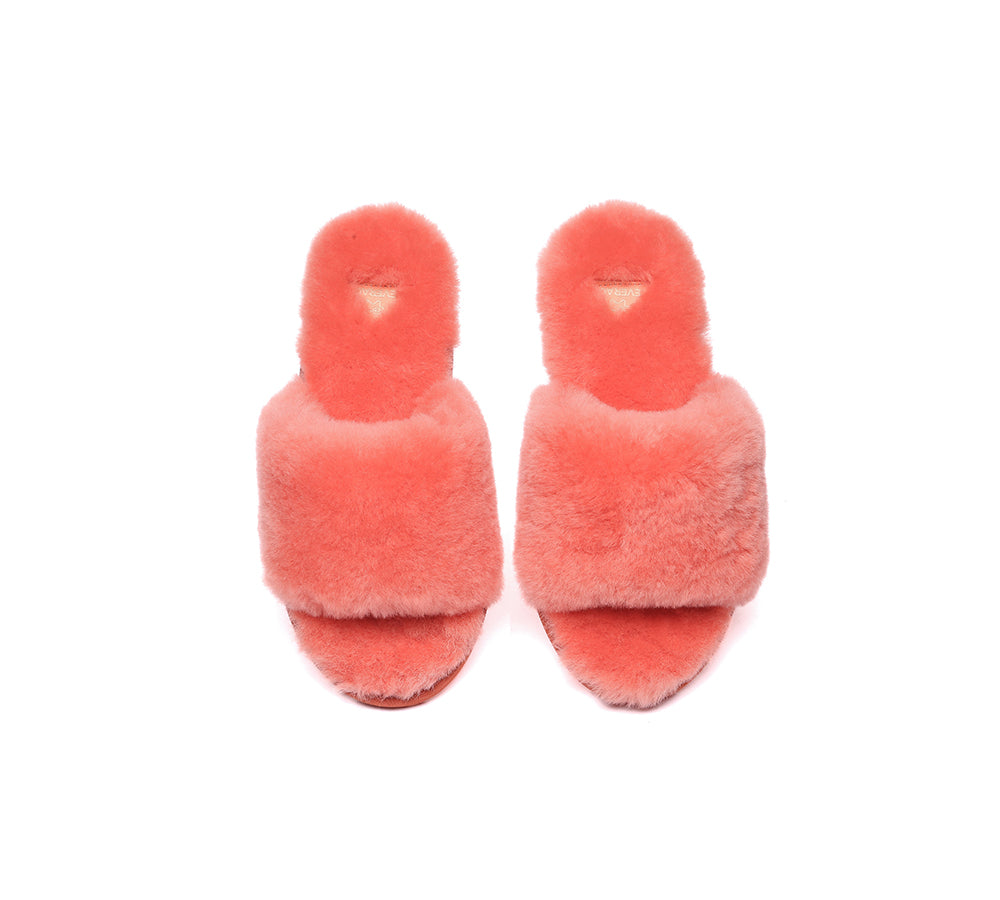 EVERAUĀ® UGG Women Fluffy Slides Nala