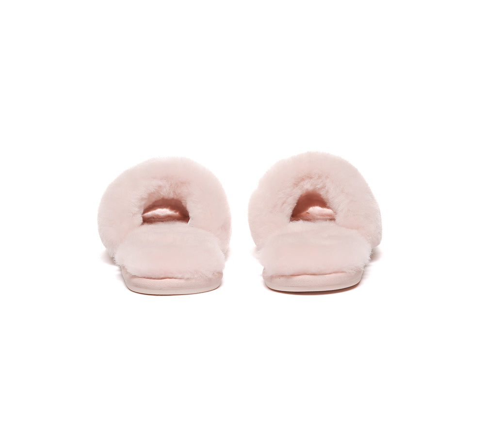 EVERAUĀ® UGG Women Fluffy Slides Nala