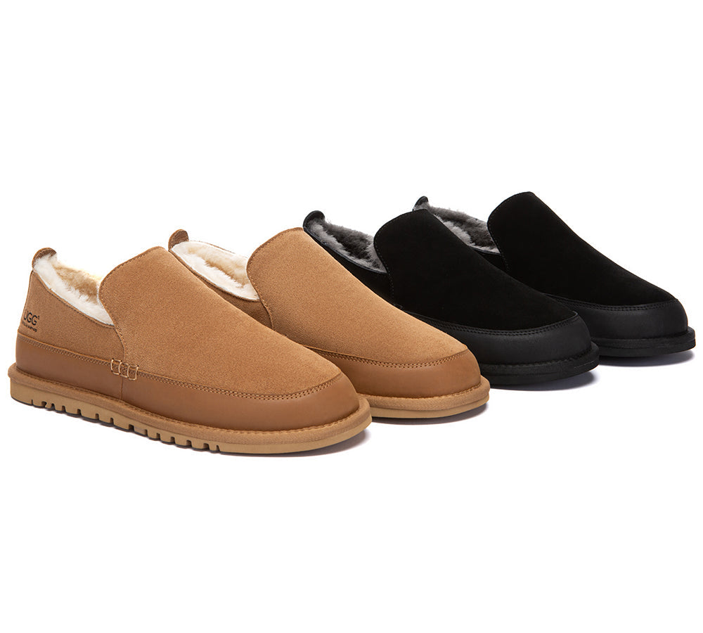 AUSTRALIAN SHEPHERDยฎ UGG Slippers Men Moccasins Frozark UGG AUSTRALIAN SHEPHERD