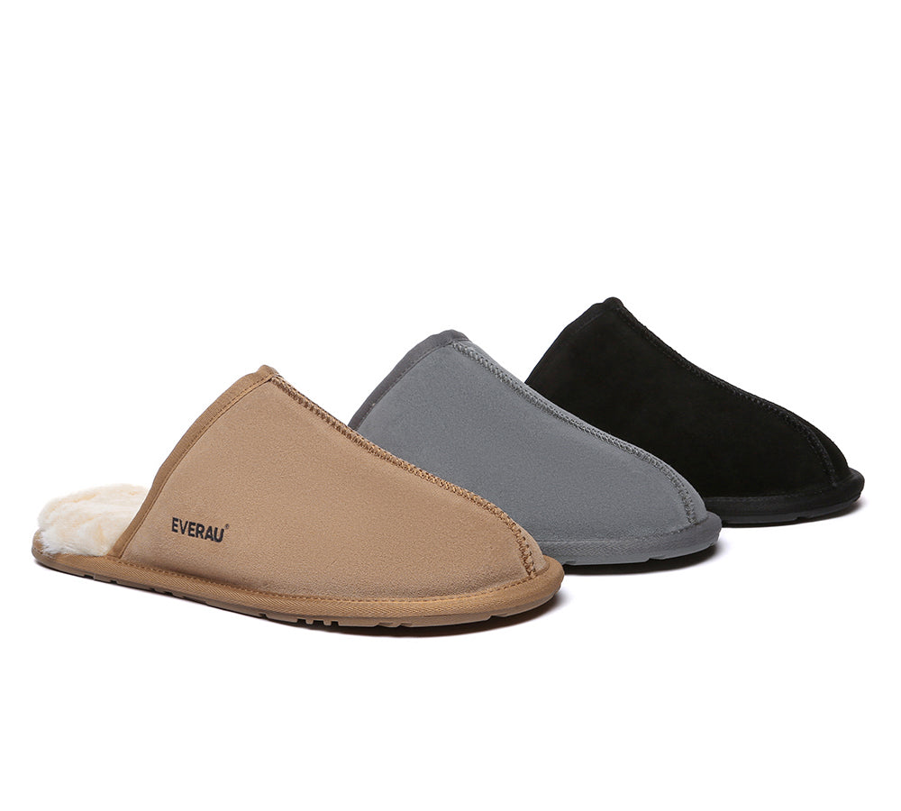 EVERAUยฎ UGG Slippers Men Sheepskin Wool Scuff Bennett - UGG EXPRESS