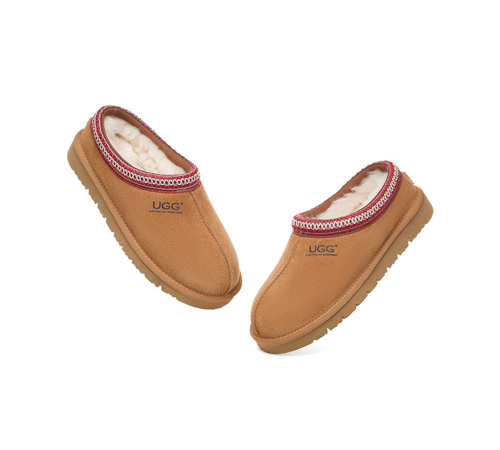 UGG Slippers Sheepskin Wool Ankle Booties Tazzy Hippie