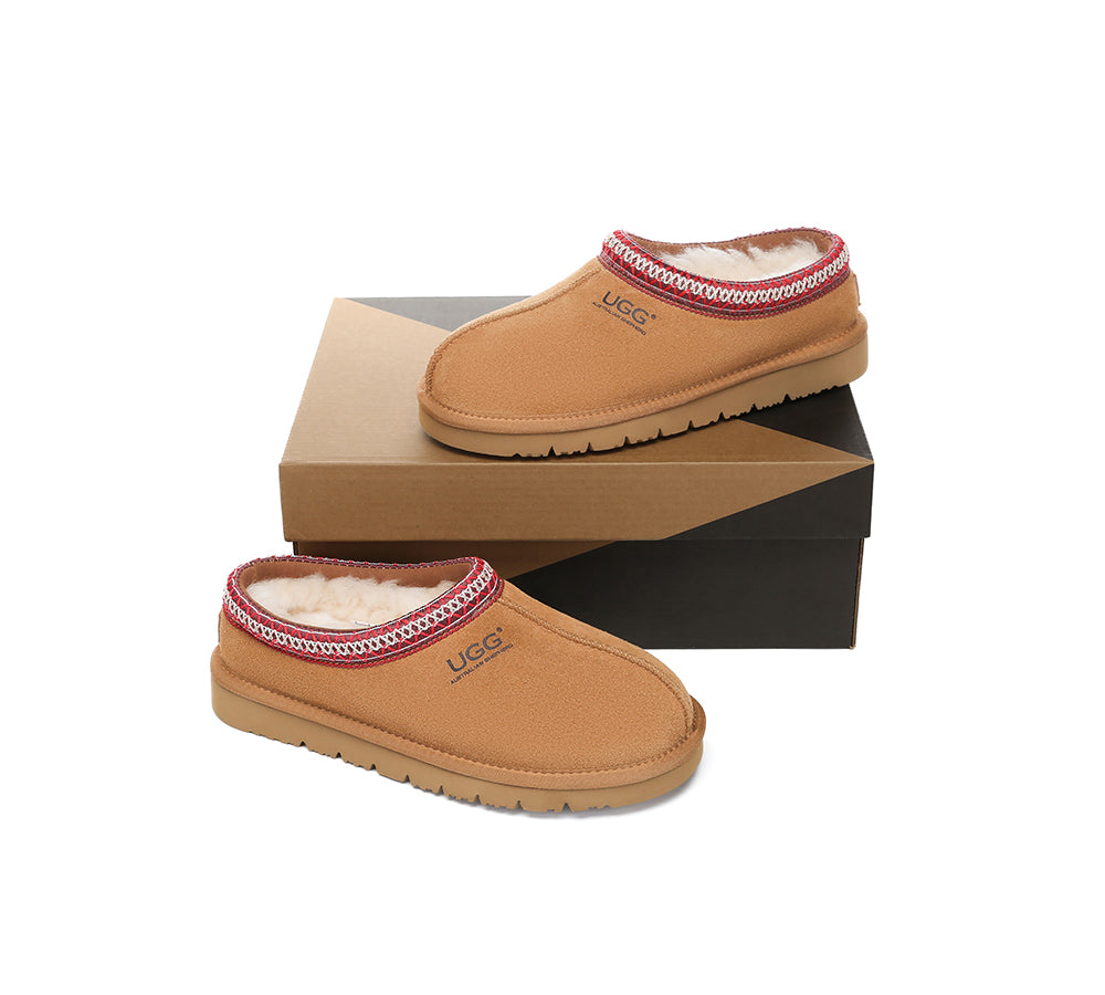 UGG Slippers Sheepskin Wool Ankle Booties Tazzy Hippie