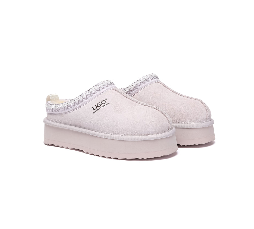 AUSTRALIAN SHEPHERD® UGG Slippers Sheepskin Wool Ankle Tazzy Tay Platform UGG AUSTRALIAN SHEPHERD