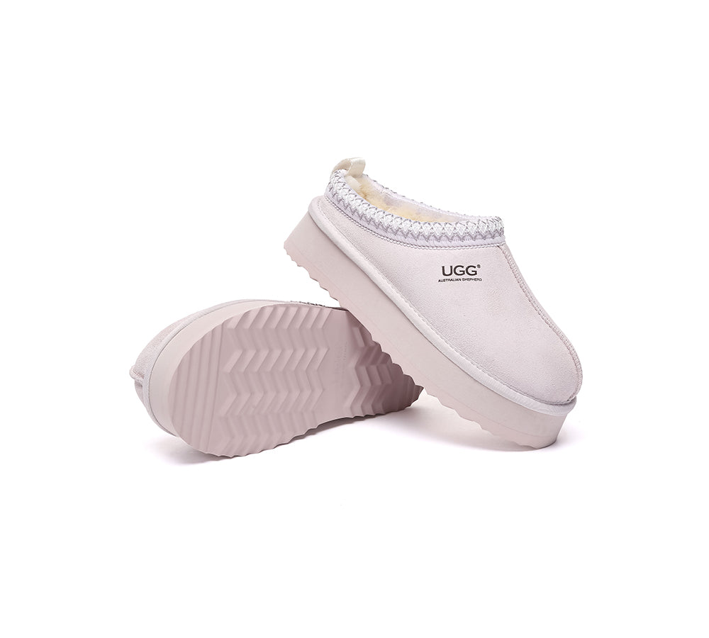 AUSTRALIAN SHEPHERD® UGG Slippers Sheepskin Wool Ankle Tazzy Tay Platform UGG AUSTRALIAN SHEPHERD