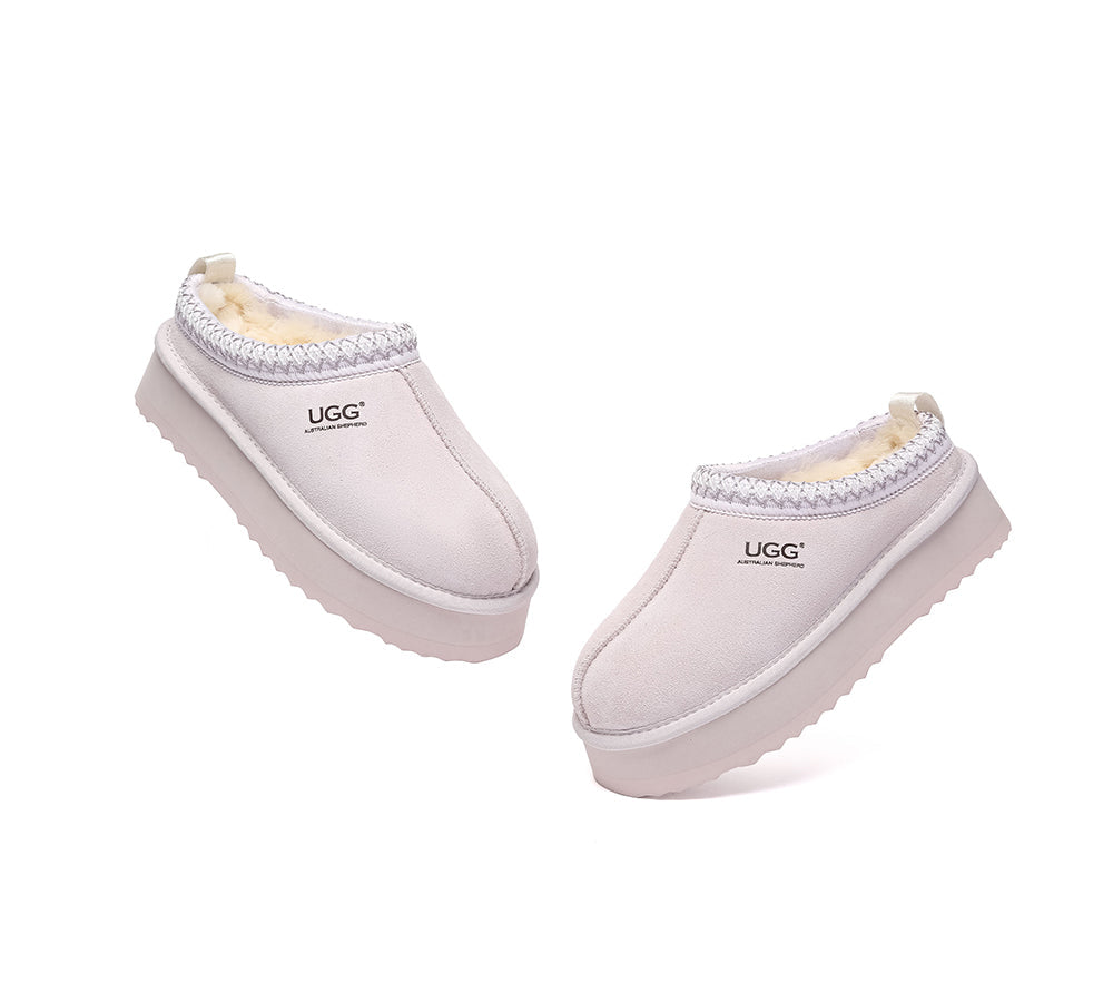 AUSTRALIAN SHEPHERD® UGG Slippers Sheepskin Wool Ankle Tazzy Tay Platform UGG AUSTRALIAN SHEPHERD