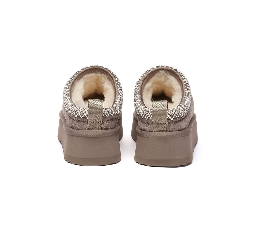 AUSTRALIAN SHEPHERD® UGG Slippers Sheepskin Wool Ankle Tazzy Tay Platform UGG AUSTRALIAN SHEPHERD