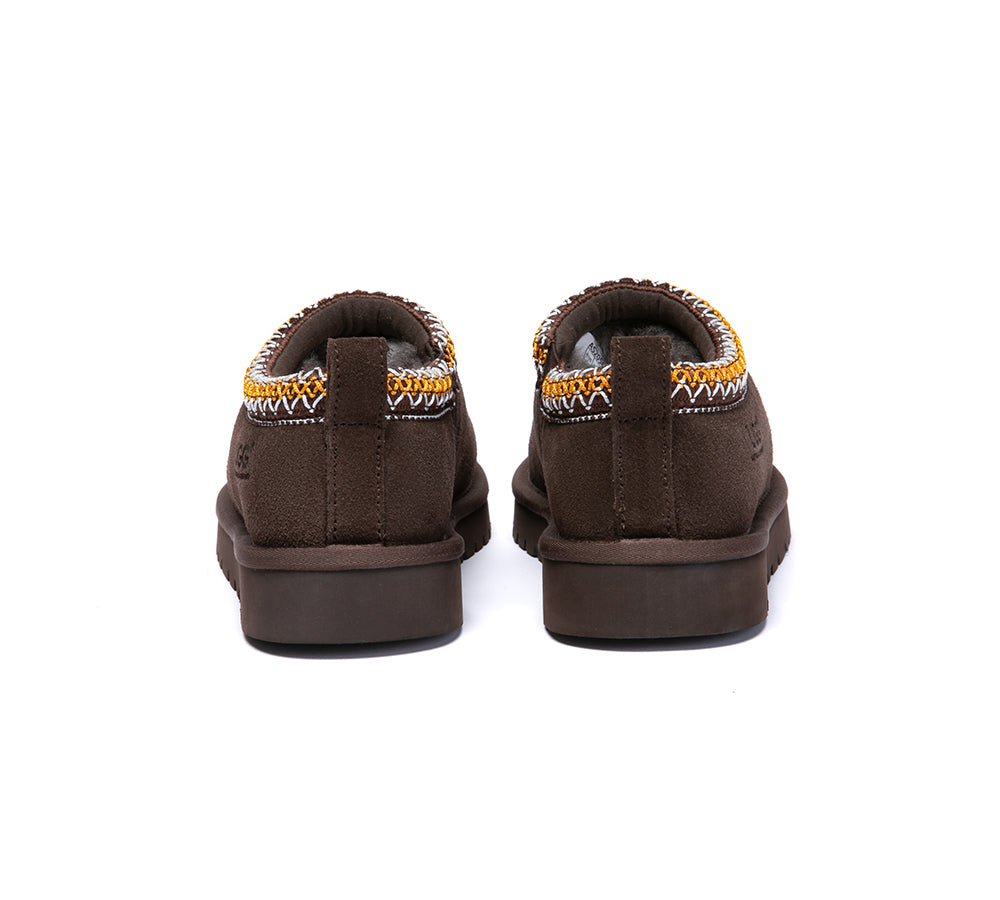 UGG Tazzy Slippers Women Men Sheepskin Wool Ankle Boots Valen