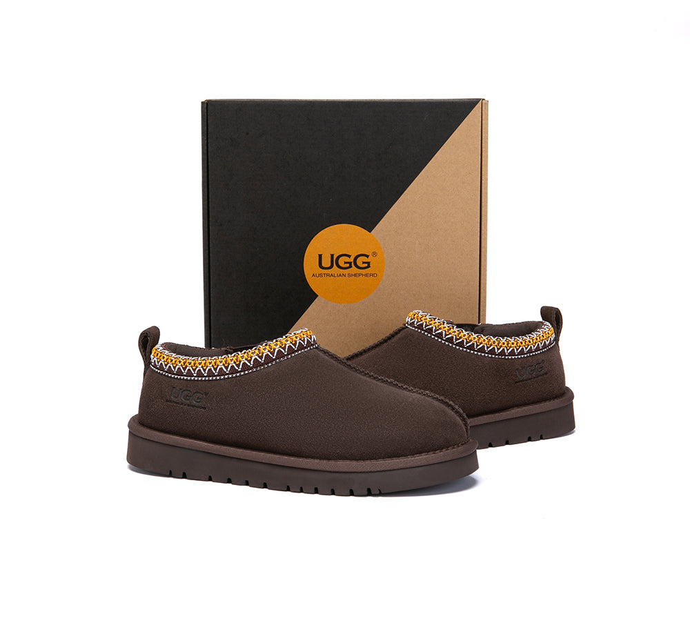 UGG Tazzy Slippers Women Men Sheepskin Wool Ankle Boots Valen