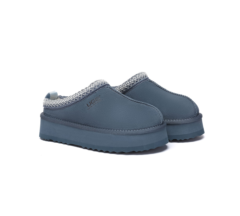 AUSTRALIAN SHEPHERD® UGG Slippers Sheepskin Wool Ankle Tazzy Tay Platform UGG AUSTRALIAN SHEPHERD