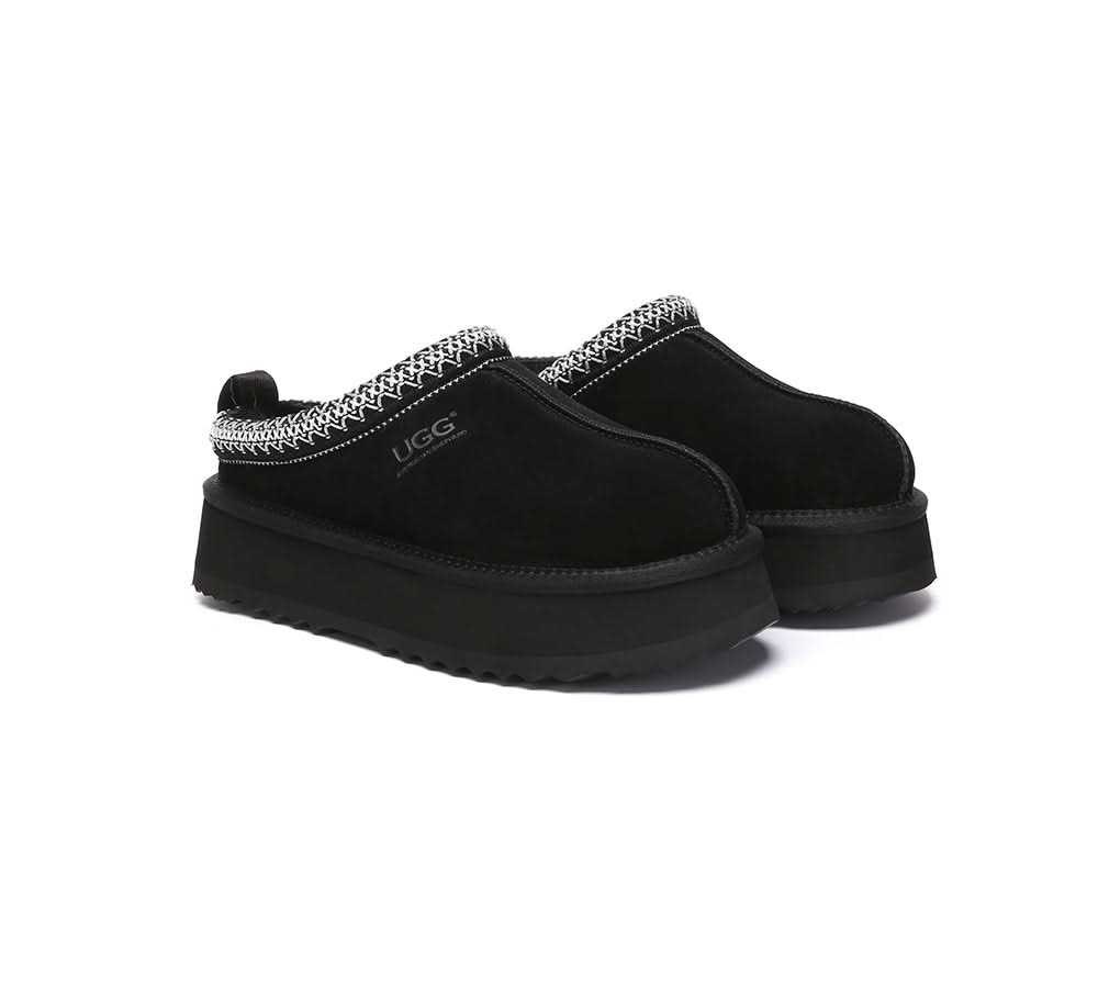 AUSTRALIAN SHEPHERD® UGG Slippers Sheepskin Wool Ankle Tazzy Tay Platform UGG AUSTRALIAN SHEPHERD