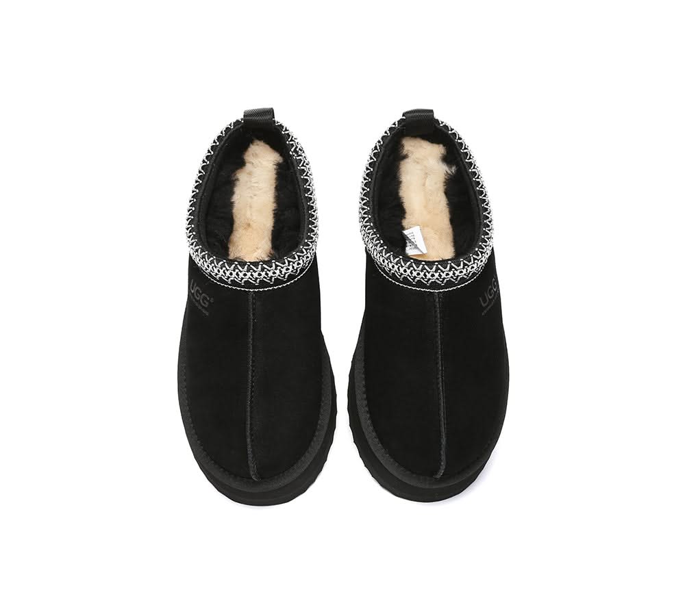 AUSTRALIAN SHEPHERD® UGG Slippers Sheepskin Wool Ankle Tazzy Tay Platform UGG AUSTRALIAN SHEPHERD
