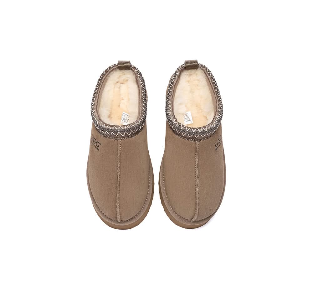 AUSTRALIAN SHEPHERD® UGG Slippers Sheepskin Wool Ankle Tazzy Tay Platform UGG AUSTRALIAN SHEPHERD