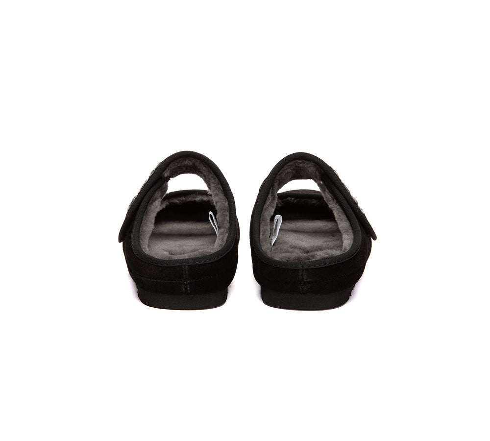 AUSTRALIAN SHEPHERD® UGG Slippers Sheepskin Wool Adjustable Strap Mary Jane Velly UGG AUSTRALIAN SHEPHERD