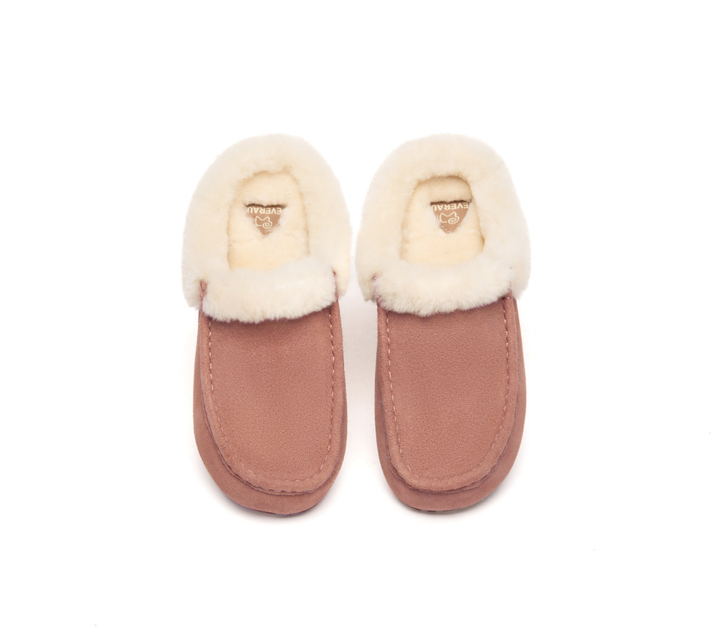 EVERAUĀ® UGG Slippers Moccasin Creago EVERAU