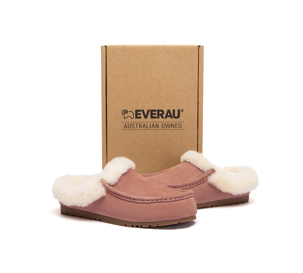 EVERAUĀ® UGG Slippers Moccasin Creago EVERAU