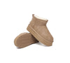 EVERAU® UGG Mini Platform Boots Women Sheepskin Wool Ankle Anti-slip Boots Romi