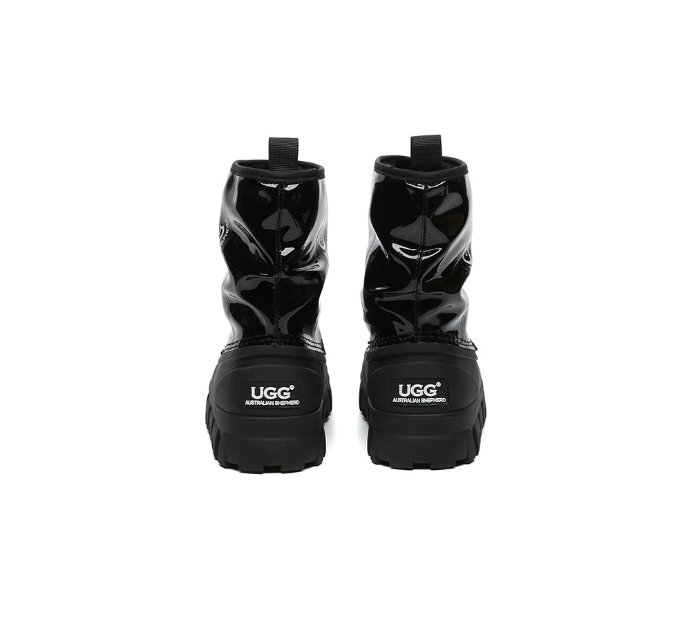 UGG Boots Women Sheepskin Wool Waterproof Chunky Wren