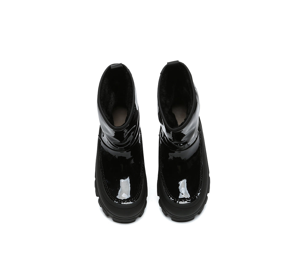 UGG Boots Women Sheepskin Wool Waterproof Chunky Wren